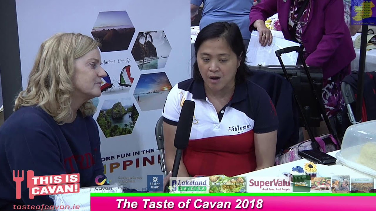Vanda from the Filipino Community in Cavan talks to Áine Duffy Irishwebtv com at The Taste of Cavan
