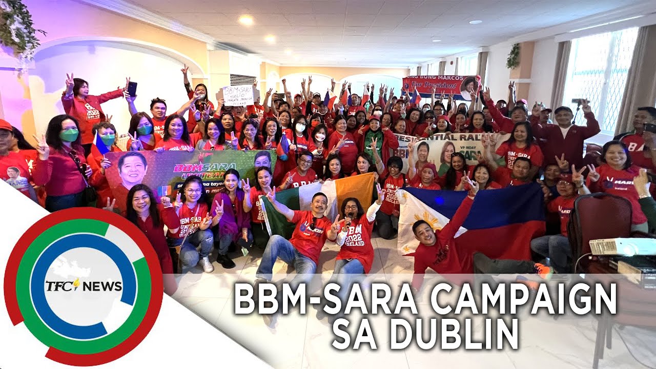Ilocano community pinangunahan ang BBM-Sara campaign rally sa Dublin | TFC News Ireland