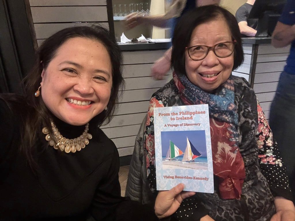 My inspiration is Vising Kennedy, who I believe shared in her book “From the Philippines to Ireland: A Voyage of Discovery.