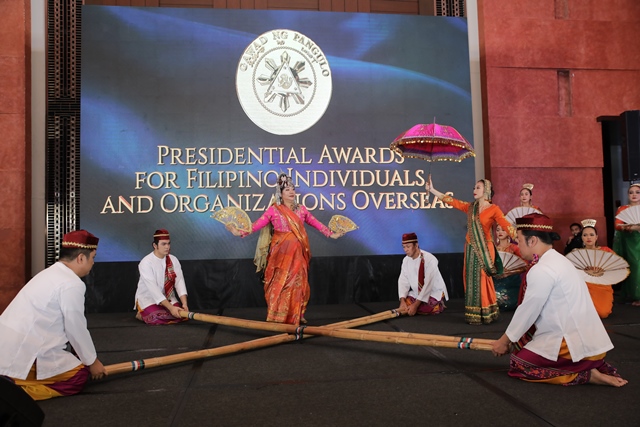 The Ramon Obusan Folkloric Group during their cultural presentation